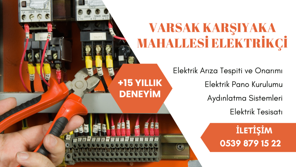 Varsak Karşıyaka elektrikçi tesisat bakımı ve sigorta değişimi.